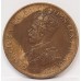 AUSTRALIA 1917 I . ONE 1 PENNY . EXCELLENT DETAIL